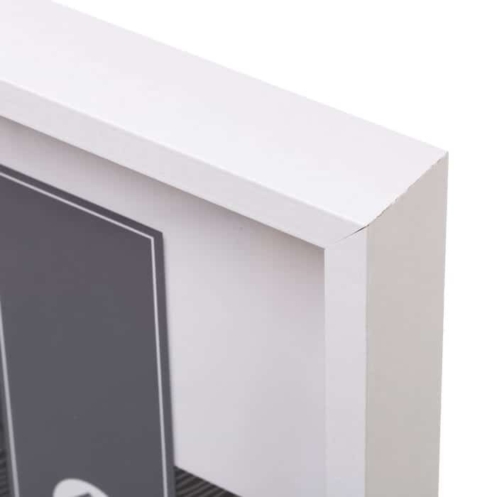 Portafotos 10x15 Mdf Blanco 11,60x3,50x16,60 cm - Imagen 2